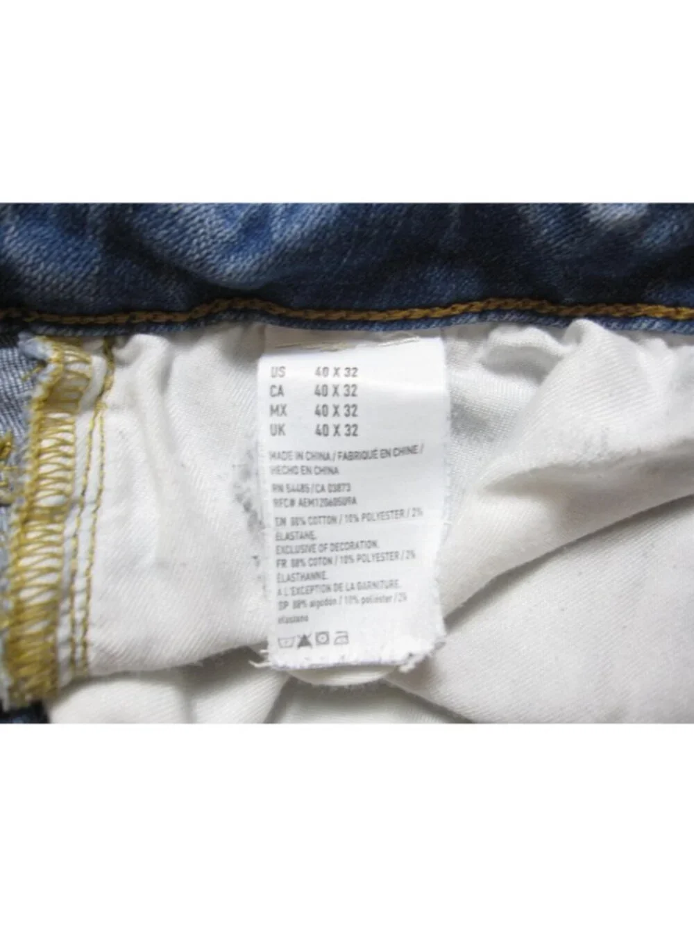 Vtg Y2K American Eagle Men Original Bootcut Extreme Flex Jeans Sz‎ 40x30 (MP597)